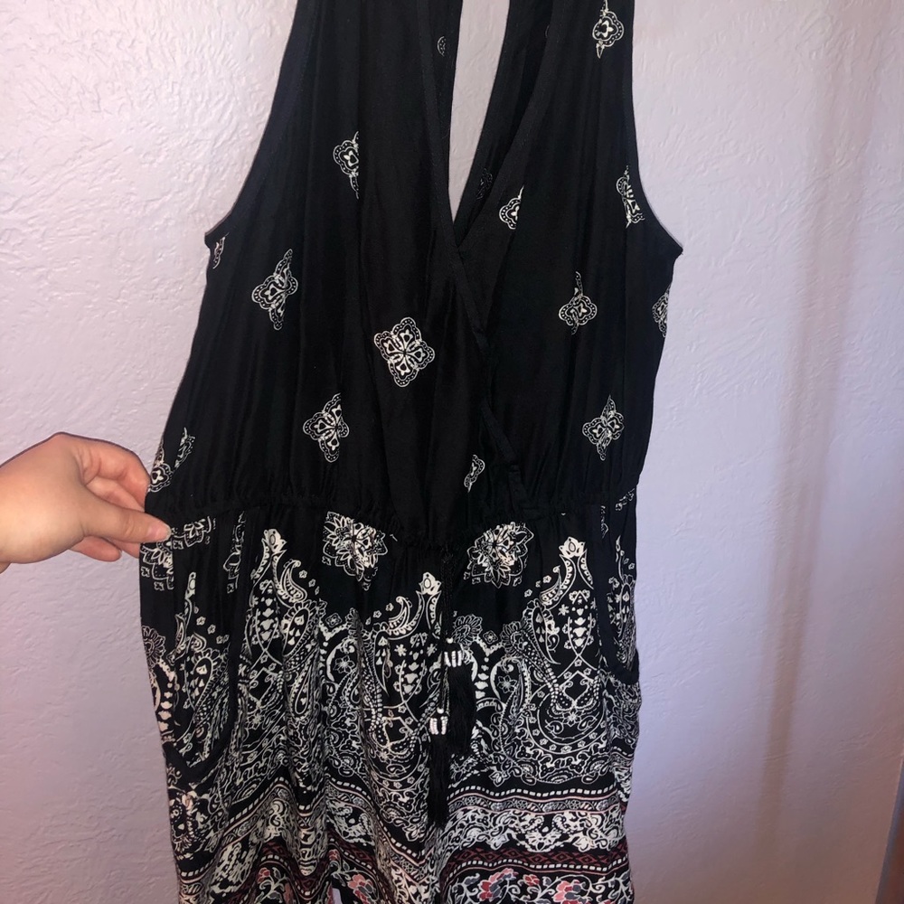 Black and White Romper